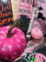 Pink Halloween Book Box - October breast cancer awareness month