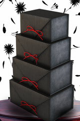 Luxe dark romance gift bundle - combines spa gift basket with dark romance book box