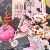 Pink Halloween Book Box - October breast cancer awareness month