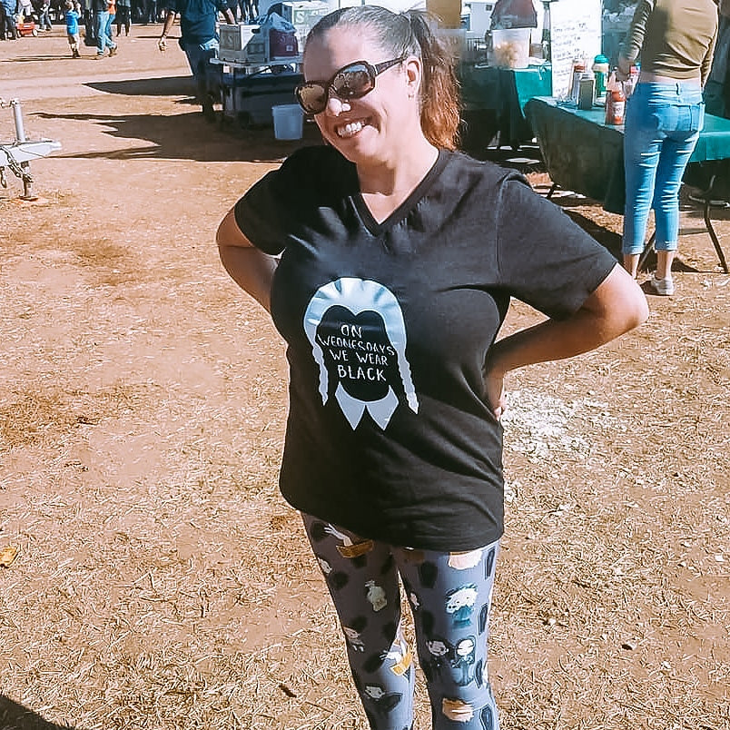 "On Wednesdays We Wear Black" Wednesday Tee - Unisex Shirt