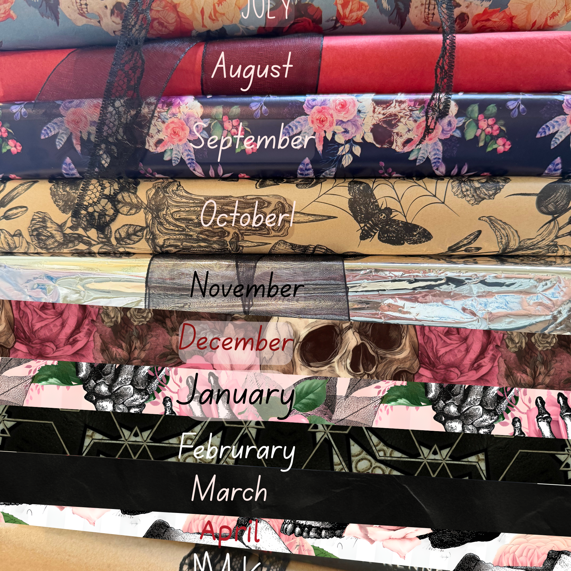 A Year of Spicy Books: 12 Month Supply + Special Birthday Goodies