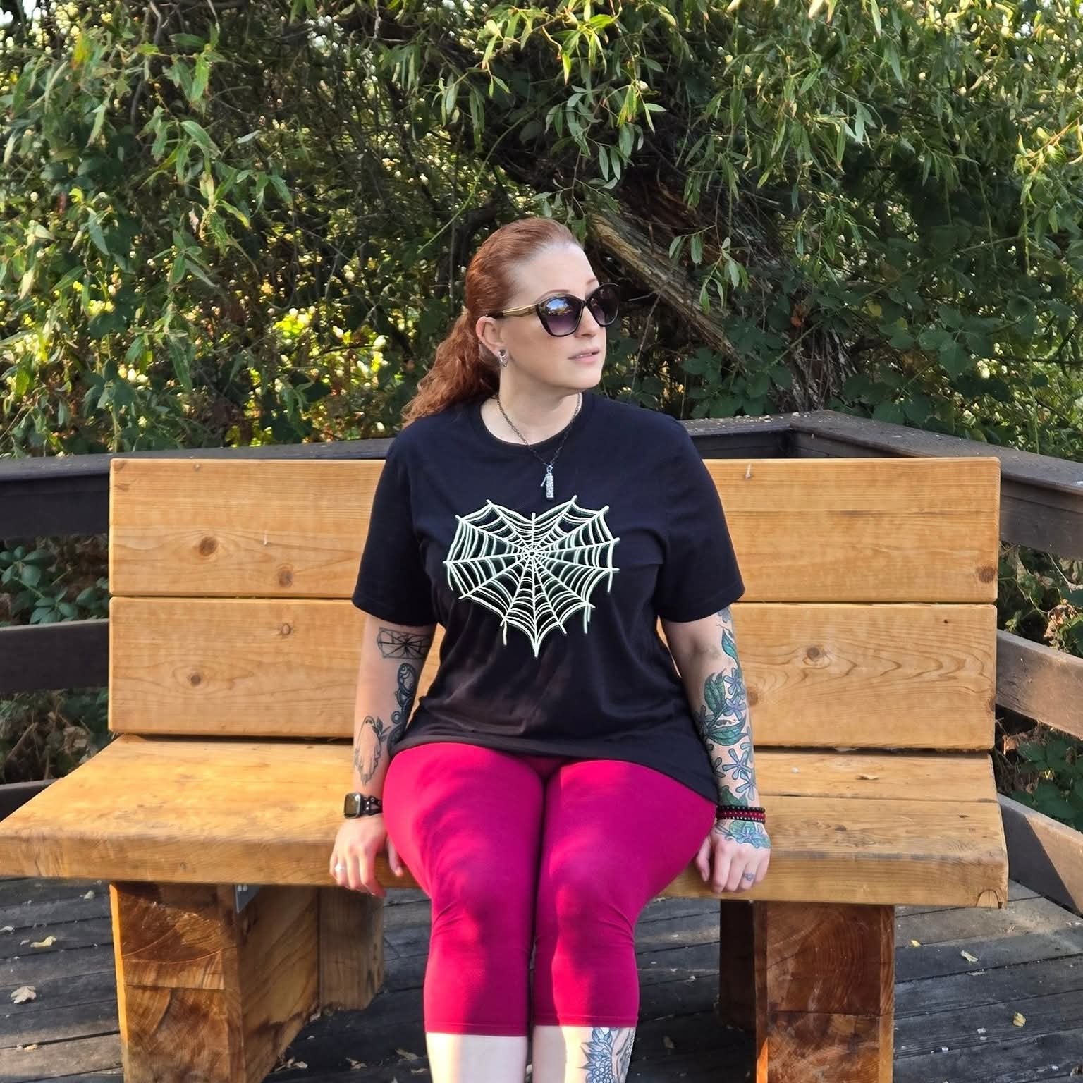 Heart Spider Web Tee - Unisex Shirt