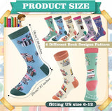 Book Lover Reading Socks: Pack of 3
